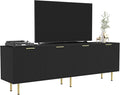TV Stand for 80 Inch TV, Fluted TV Stand for Living Room, Mid Century Modern TV by Furniwood