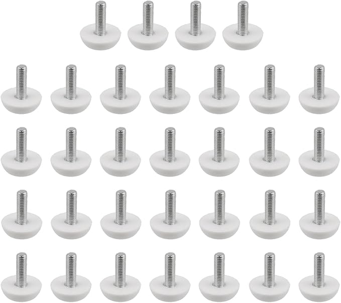 Antrader Furniture Lvelers, M6 x 18mm Table Leg Levelers, Levelling Foot Screw by Antrader