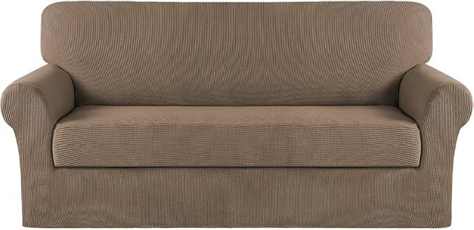 Turquoize Stretch Sofa Slipcover 2 Pieces Sofa Cover Couch Cover by Turquoize