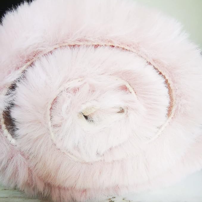 Ghouse Soft Faux Sheepskin Fur Rug 2x6 Pink Fluffy Bedside Rugs Plush Rug Shag - Image 5