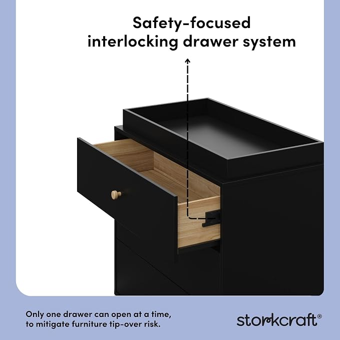 Storkcraft California 3-Drawer Chest - Image 6