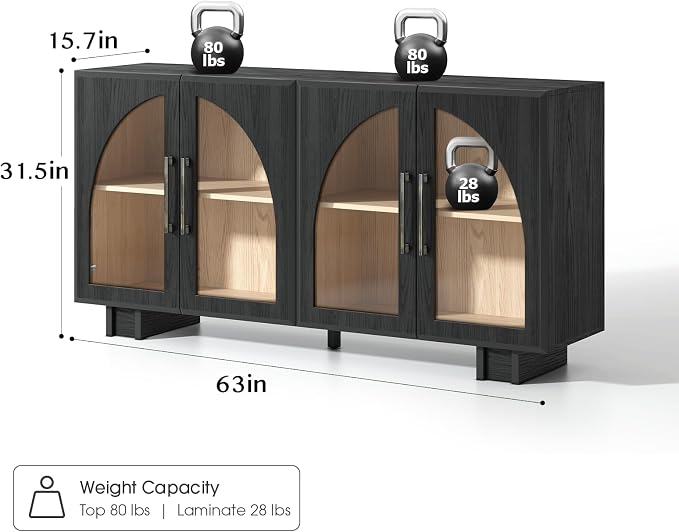 JOINICE Sideboard Buffet Cabinet - Image 2