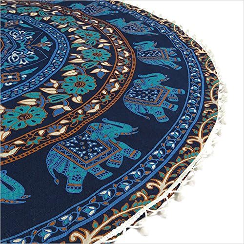 Mandala Floor Pillow Cover Meditation Cushion Seating Throw Hippie Round - Image 5