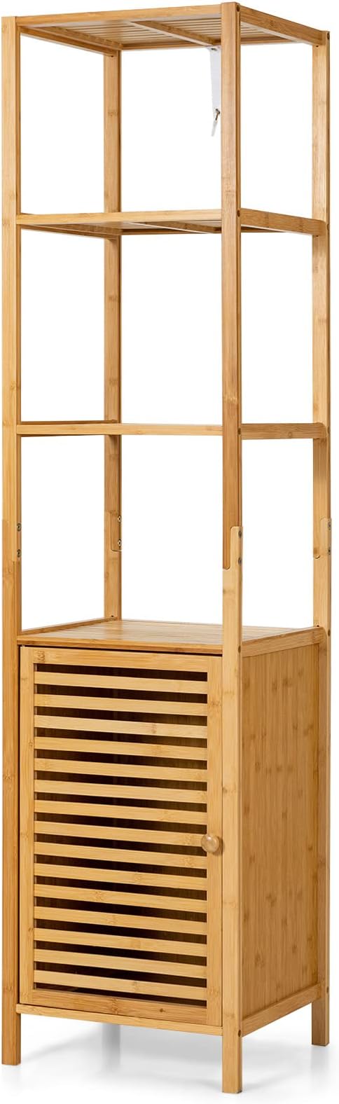 Tangkula Bathroom Cabinet, 65 Inch Tall Slim Bathroom Storage Cabinet by TANGKULA