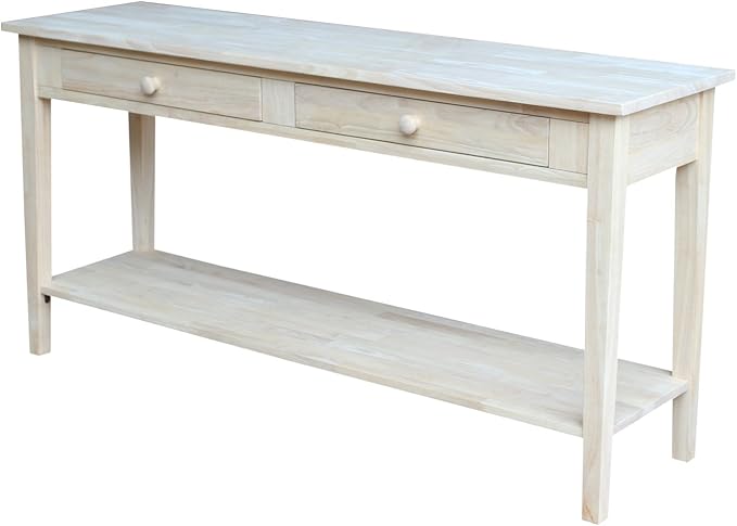 IC International Concepts Spencer Server Extended Length Console Table - Image 5