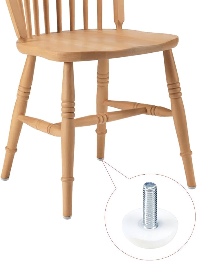 Antrader 16 Pack M6×18mm Furniture Lvelers, Table Leg Levelers, Levelling Foot - Image 3