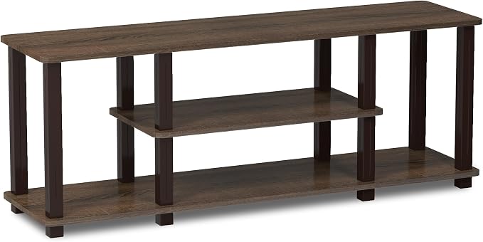 Furinno Turn-N-Tube No Tools 3D 3-Tier Entertainment TV Stand up to 50 inch TV - Image 4