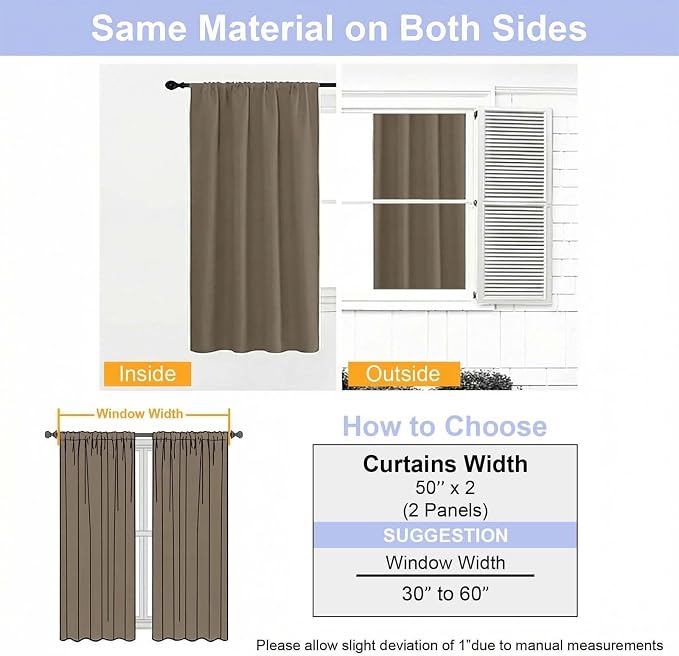 Simplebrand Blackout Extra 10ft Curtains - Image 9