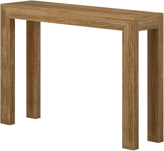Plank+Beam Modern Solid Wood Console Table, 46 Inch, Sofa Table, Narrow - Image 6