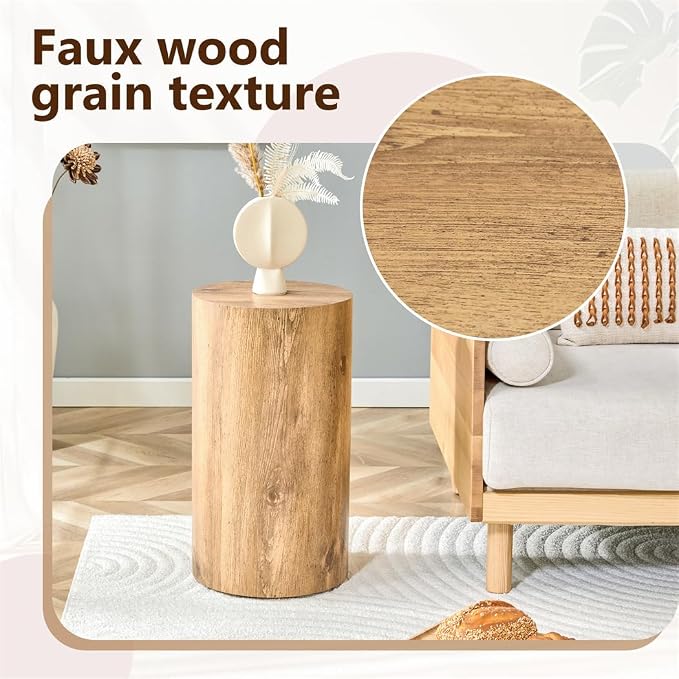 End Table Set of 2, Modern Round Side Table Sofa Couch Tables, Living Room - Image 5