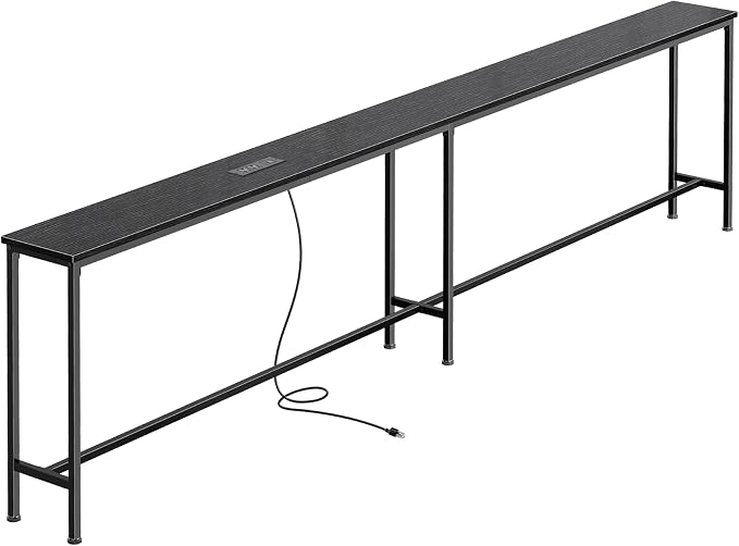 SUPERJARE 102.4 Inch Sofa Table by SUPERJARE