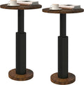 LAATOOREE Small Round Side Tables Set of 2, Drink Tables, Accent Coffee Tables by LAATOOREE