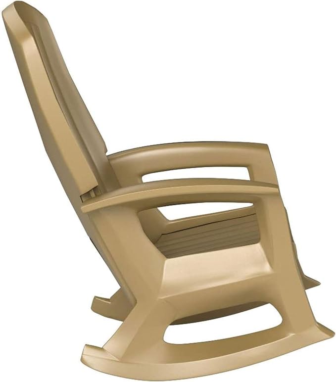 Semco Rockaway Heavy-Duty Outdoor Rocking Chair w/Low Maintenance All-Weather - Image 6
