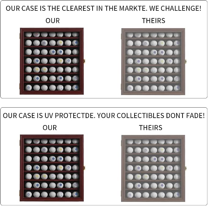 KCRasan 49 Golf Ball Display Case Lockable - Image 2