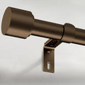 GEEBOBO Bronze Curtain Rods for Windows 66 to 120 Inch, 1 Inch Long Adjustable by GEEBOBO
