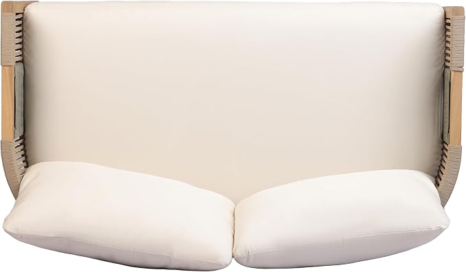 Christopher Knight Home Outdoor Acacia Wood Loveseat - Image 11