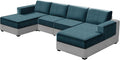 UNBBRRL 10 Pieces Stretch Sofa Cushion Covers by UNBBRRL