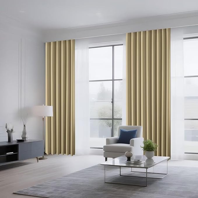 Joydeco Blackout Curtains for Bedroom 96 inch Long 2 Panels, Thermal Insulated - Image 7