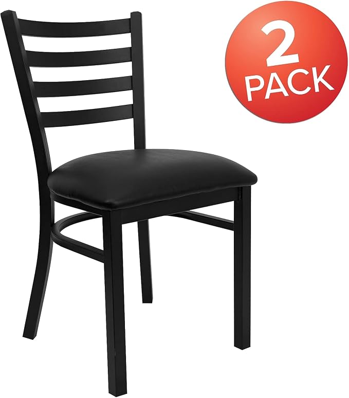 Flash Furniture Hercules Series Commercial Ladder Back Restaurant Chairs - Image 4
