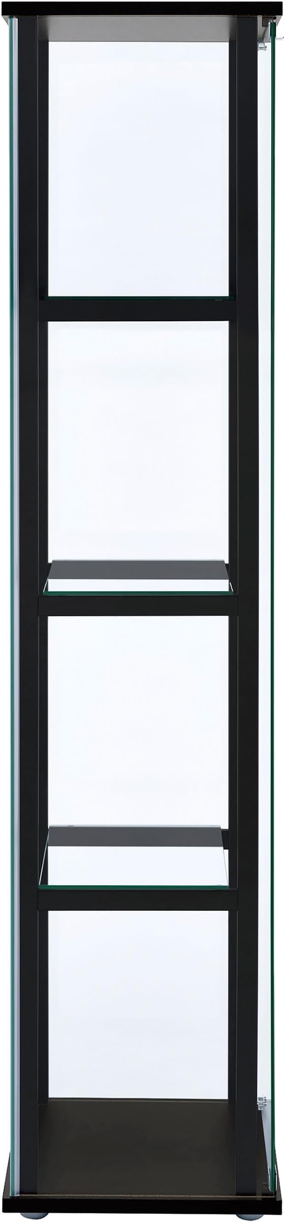Coaster Home Furnishings Cyclamen 64-inch 5-Tier Clear Tempered Glass Curio - Image 8