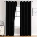 ChrisDowa 100% Blackout Curtains 108 inch Long by ChrisDowa