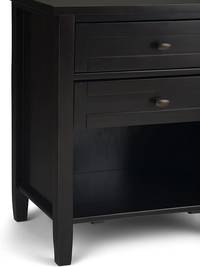 SIMPLIHOME Warm Shaker Bedside Table - Image 9