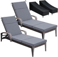 Patelai 2 Set Outdoor Chaise Lounge Cushions by Patelai