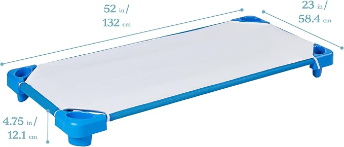 ECR4Kids Stackable Kiddie Cot - Image 2