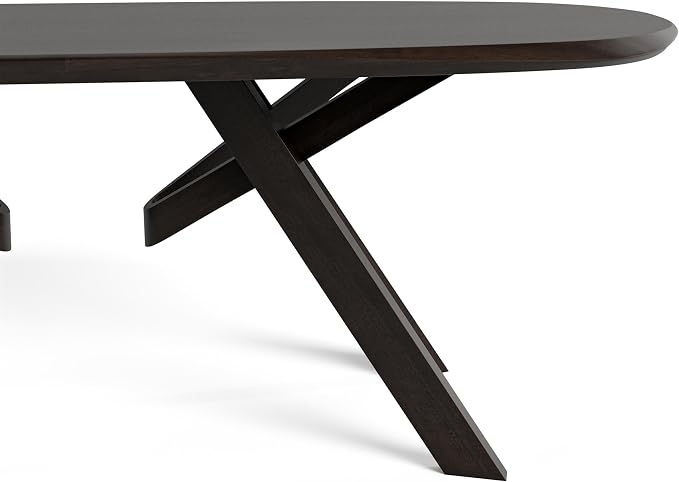 Furniture of America Nazaen VI 82.5" Mid-Century Modern Solid Wood Live Edge - Image 9
