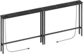 ELYKEN 2 Pack 5.9" Narrow Console Sofa Table by ELYKEN