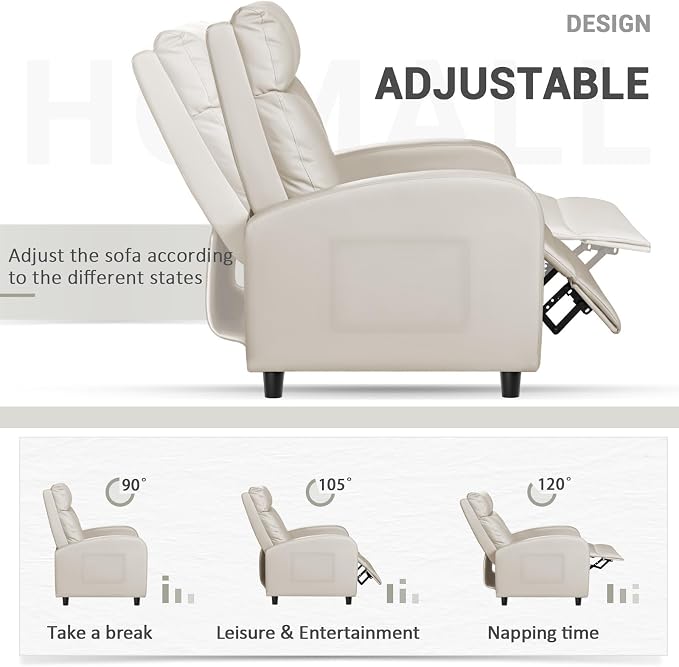 Homall Recliner Chair, Recliner Sofa - Image 7