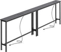 SUPERJARE 78.8 Inch Narrow Console Table by SUPERJARE