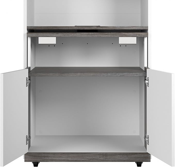 Bestar Orion 30W Tall Storage Cabinet - Image 8