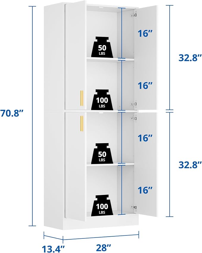 Cozy Castle Kitchen Pantry Cabinet - Image 2