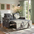 Sofa Bed, Pull Out Couch with Side Pockets, 3 in 1 Velvet Fabric Loveseat by Outdoorchairs