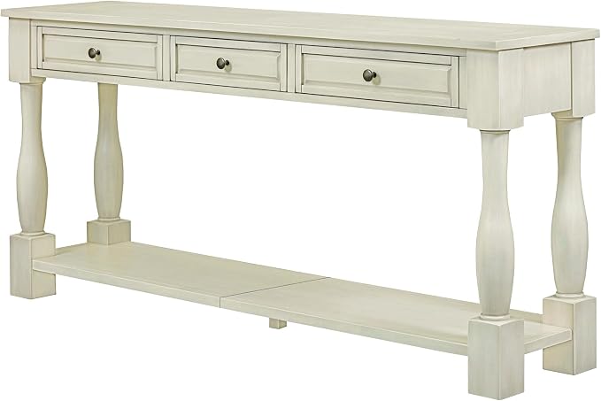 Knocbel 64 Inch Long Antique Entry Console Table - Image 18