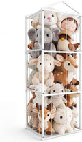 NomNest Stuffed Animal Storage Zoo, Large Metal Plushies Organizer, Heavy Duty by Unknown