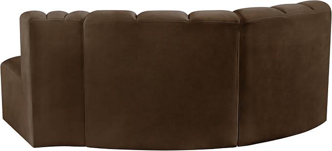 Meridian Furniture 103Brown-S3D Arc Collection Modern | Contemporary Modular - Image 4