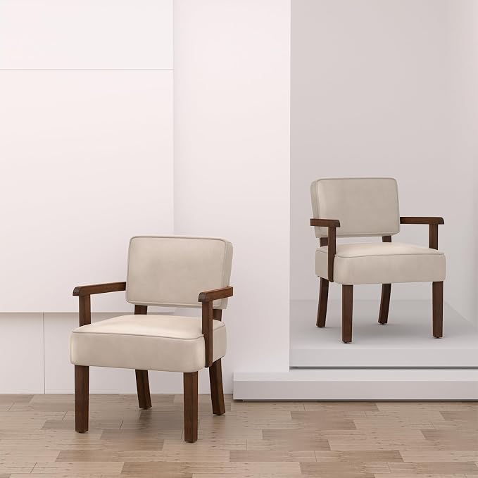 FAGAGA Accent Chair, PU Leather Chair - Image 4