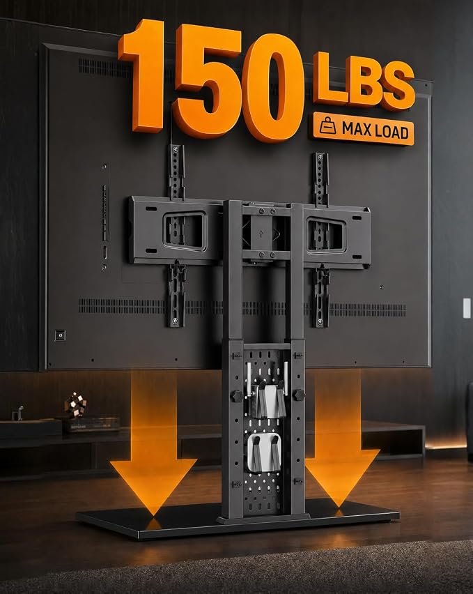 Perlegear Universal Swivel TV Stand - Image 3