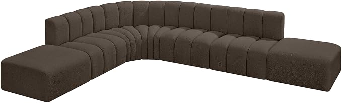Meridian Furniture 102Brown-S7A Arc Collection Modern | Contemporary Modular - Image 5