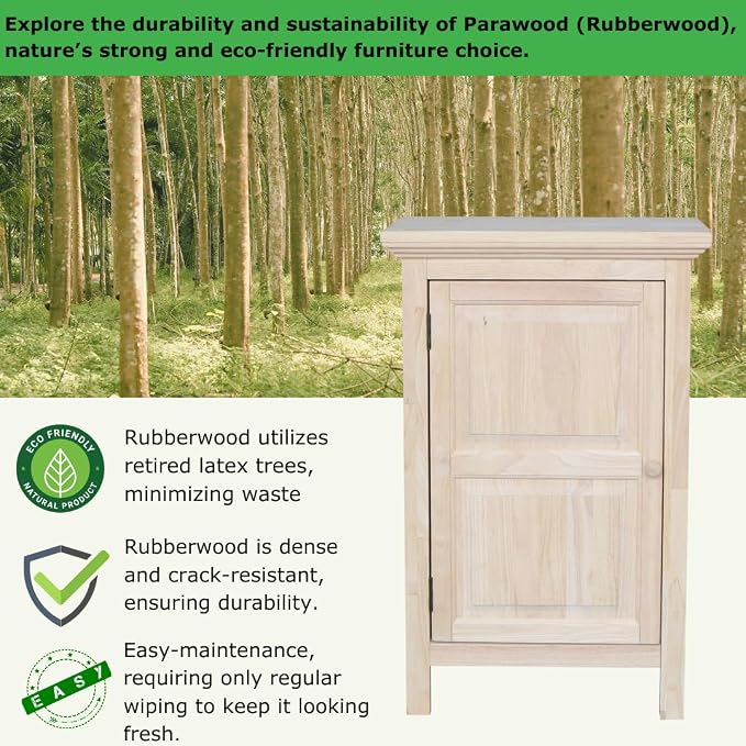 International Concepts Home Accents Unfinished 36" Single Jelly Cabinet - Image 3