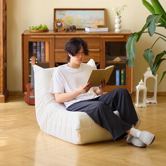 N&V Fireside Floor Sofa- Mid-Century Modern Armless Lounge Chair - Image 3