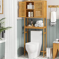 VIAGDO Over The Toilet Storage Cabinet, Tall Bathroom Cabinet Organizer by VIAGDO