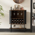 FiveWillowise Black Coffee Bar Cabinet by FiveWillowise