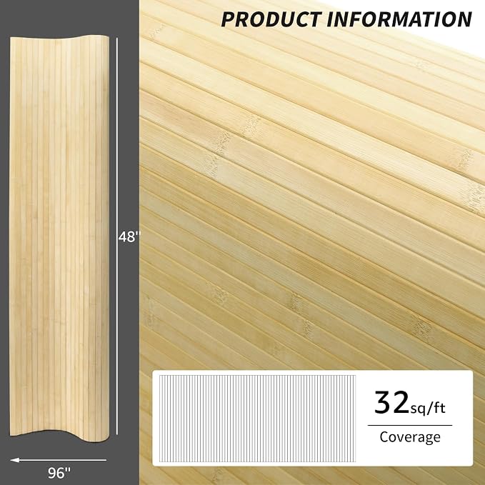 Art3d Natural Bamboo Wall Panel - Image 5