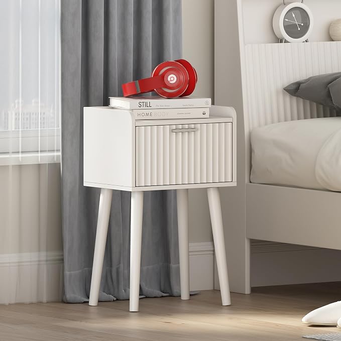 LAATOOREE Nightstand Set of 2, Small Bed Side Table - Image 7