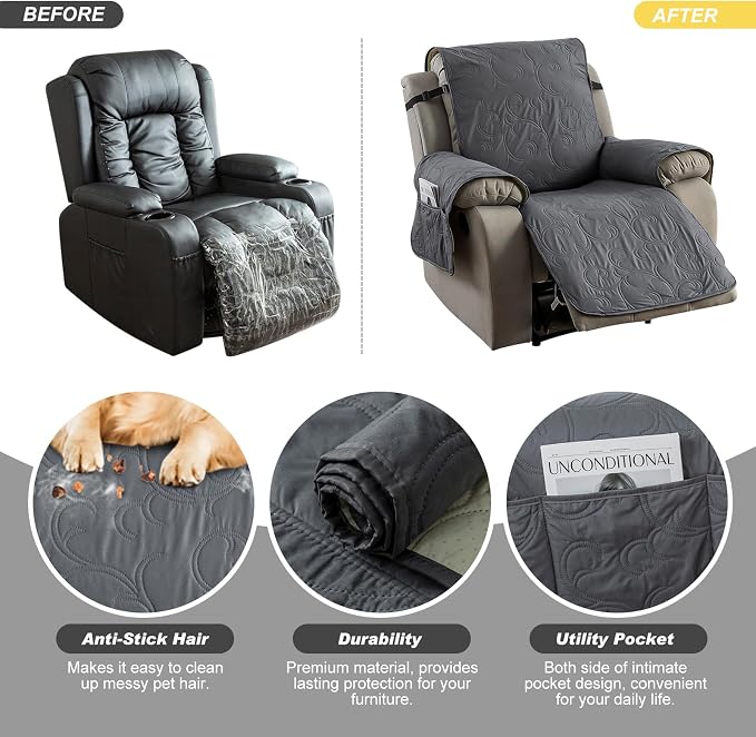 100% Waterproof Recliner Chair Cover, Recliner Chair Covers - Image 5