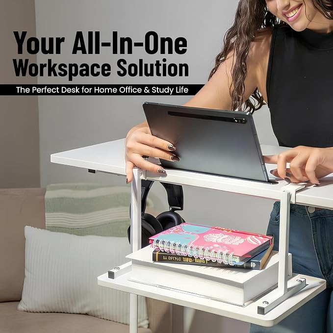 Model 2026 Adjustable Height Rolling Desk - Image 5