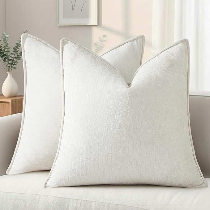 decorUhome Summer Couch Throw Pillow Covers 18x18 Set of 2, Decorative Soft by decorUhome